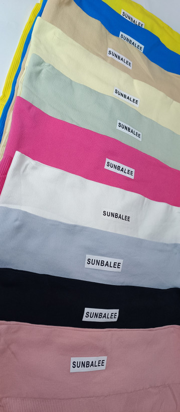 ست نیمتنه و شورتک باشگاهی کبریتی زنانه SUNBALEE