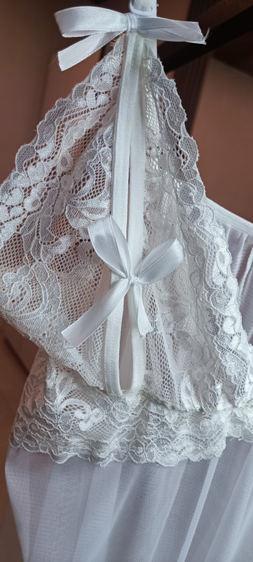 لباسخواب زنانه توری سفید